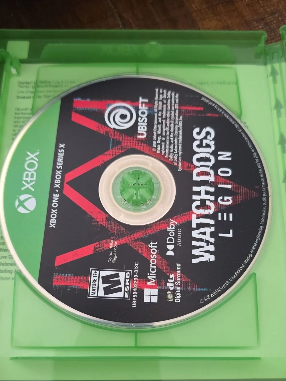 Xbox Series X- Xbox One Watchdogs Legion